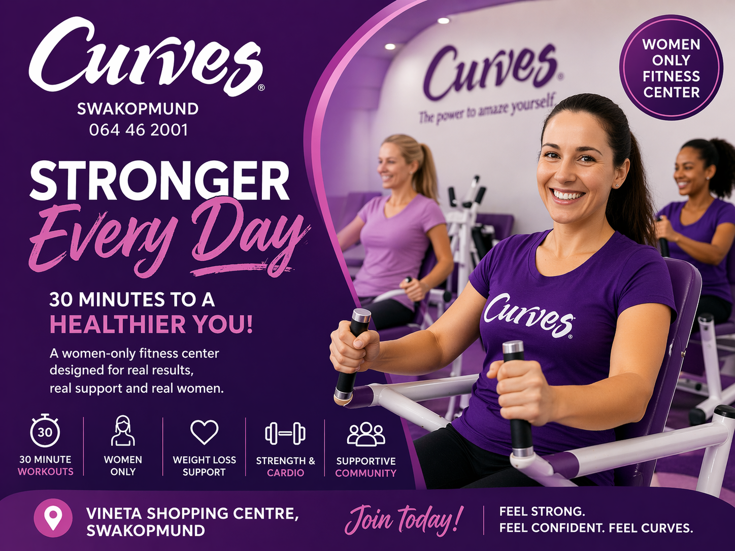 Women’s Fitness Training & Weight Loss Programs in Swakopmund | Curves Swakopmund